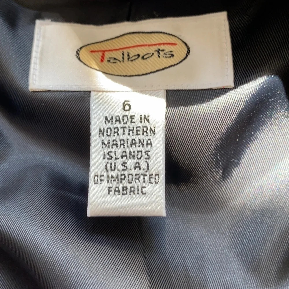 •Talbots• Black 2-piece Suit, like new - Picture 6 of 9